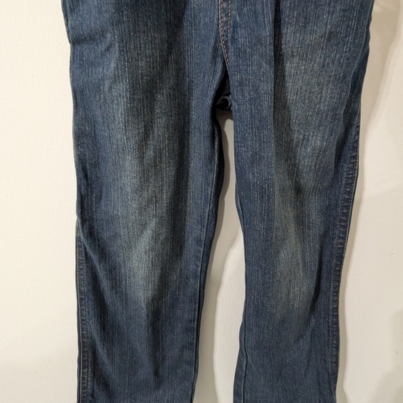 🩵 Kids Wrangler Style Long Denim Overalls Size 5T - Picture 6 of 8